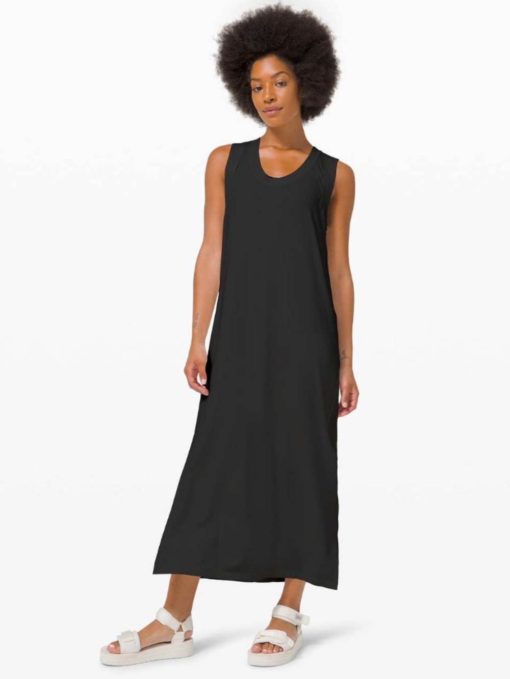 Lululemon All Yours Tank Midi Dress S Athleisure Activewear Workout Yoga Luxury